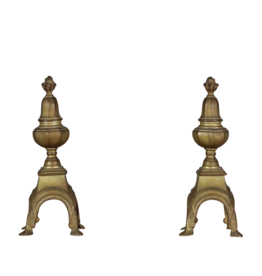 Maison Leon Van den Bogaert Louis XVI Andiron — 28 cm High