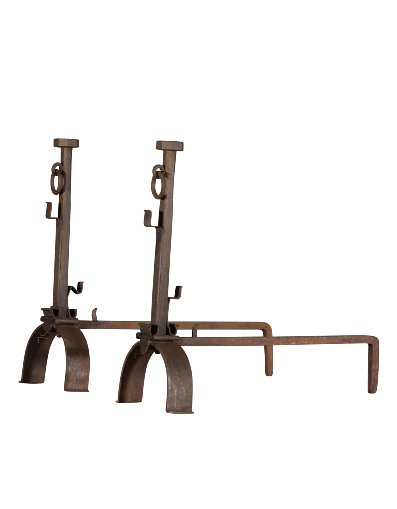 Maison Leon Van den Bogaert Einfaches rustikales Paar offenes Kaminzubehör