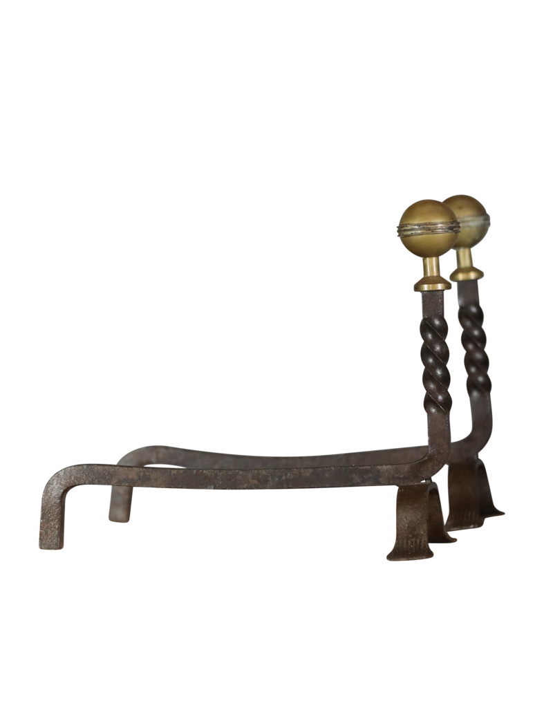 Maison Leon Van den Bogaert Vintage Paar Feuerböcke
