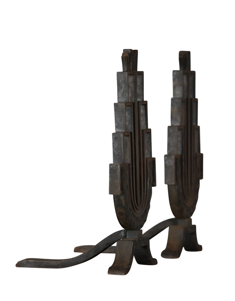Maison Leon Van den Bogaert Auténticos accesorios para chimenea Art Deco