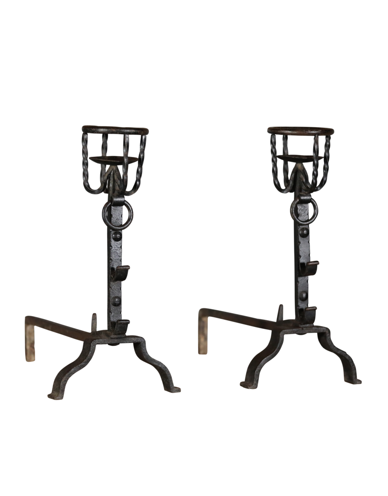 Maison Leon Van den Bogaert Kamin landier Feuerbock