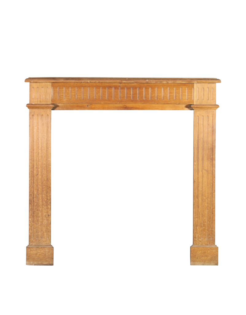 Small Country Wooden Fireplace Mantle