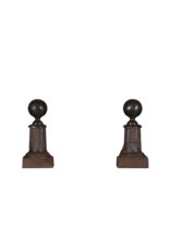 Petite Pair French Fireplace Accessories