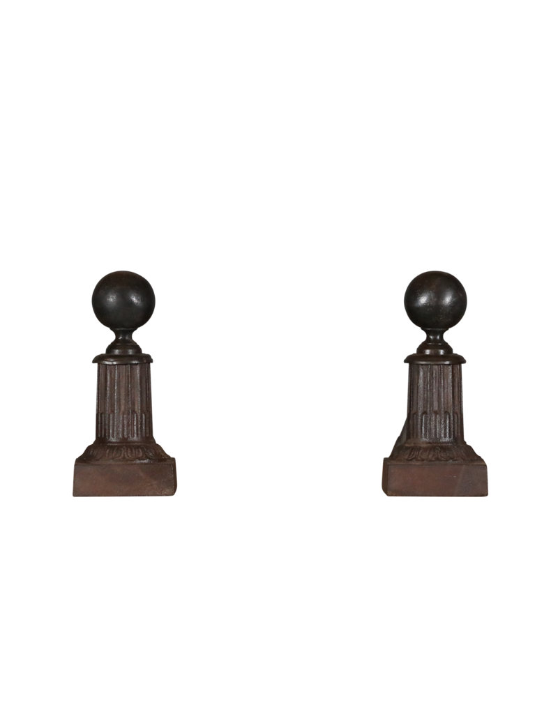 Petite Pair French Fireplace Accessories