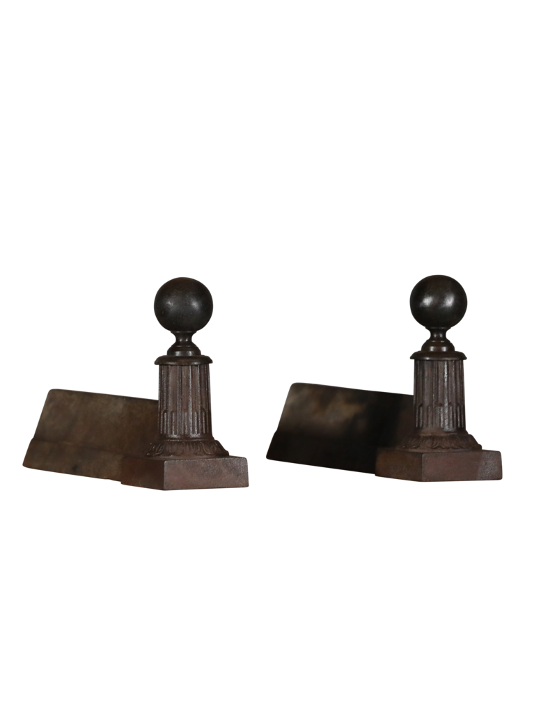 Petite Pair French Fireplace Accessories