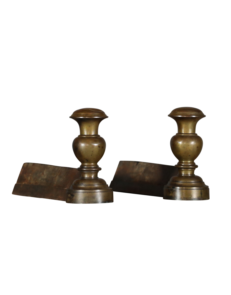 Maison Leon Van den Bogaert XVIII Century Fireplace Decoration In Brass