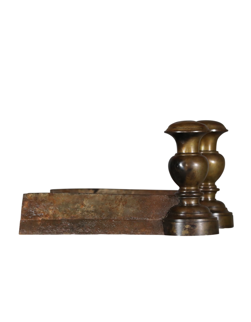 Maison Leon Van den Bogaert XVIII Century Fireplace Decoration In Brass