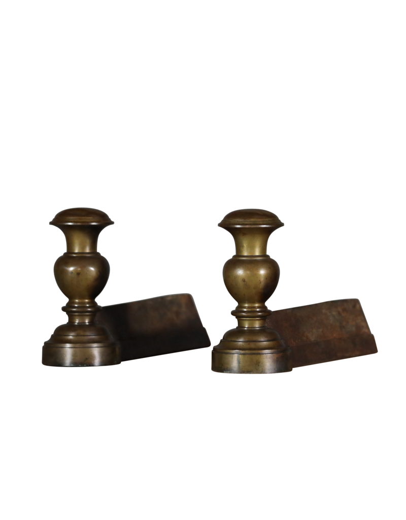 Maison Leon Van den Bogaert XVIII Century Fireplace Decoration In Brass