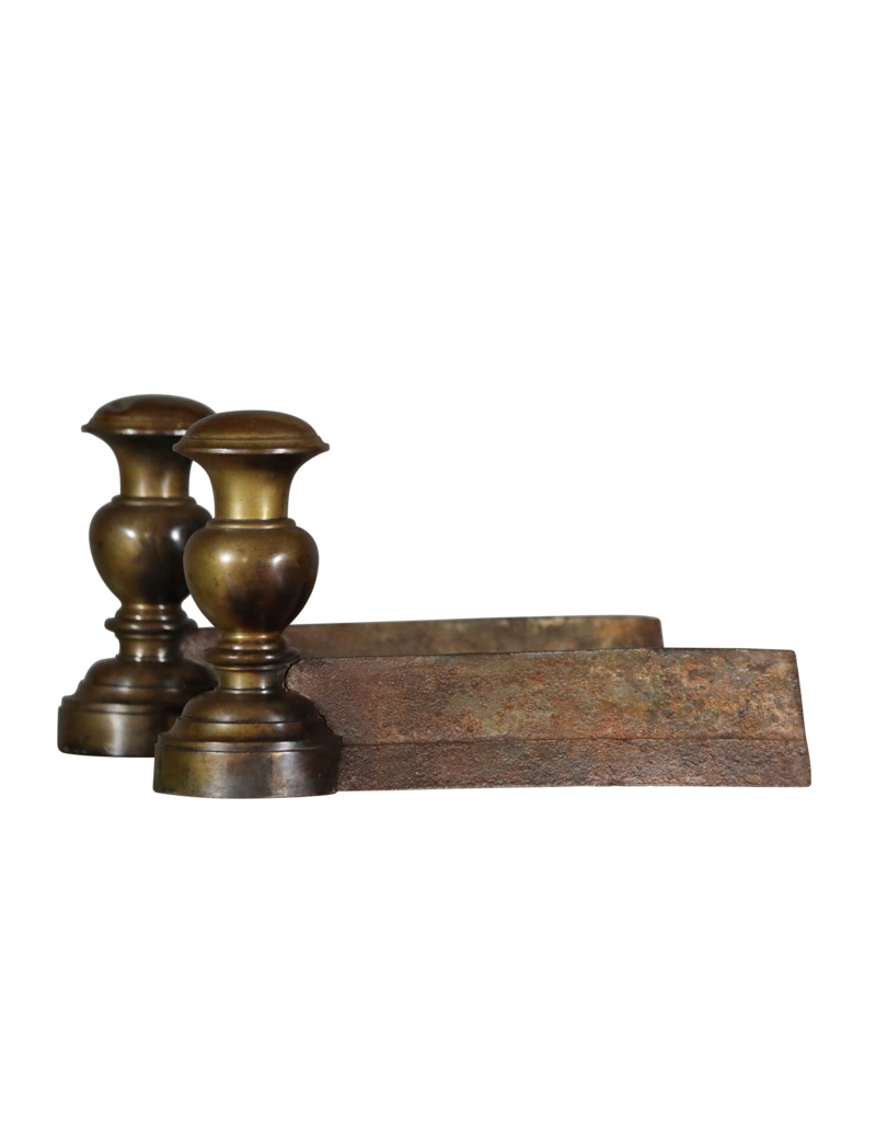 Maison Leon Van den Bogaert XVIII Century Fireplace Decoration In Brass