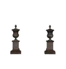 Elegant 19th Century French Decorative Fireplace Objects