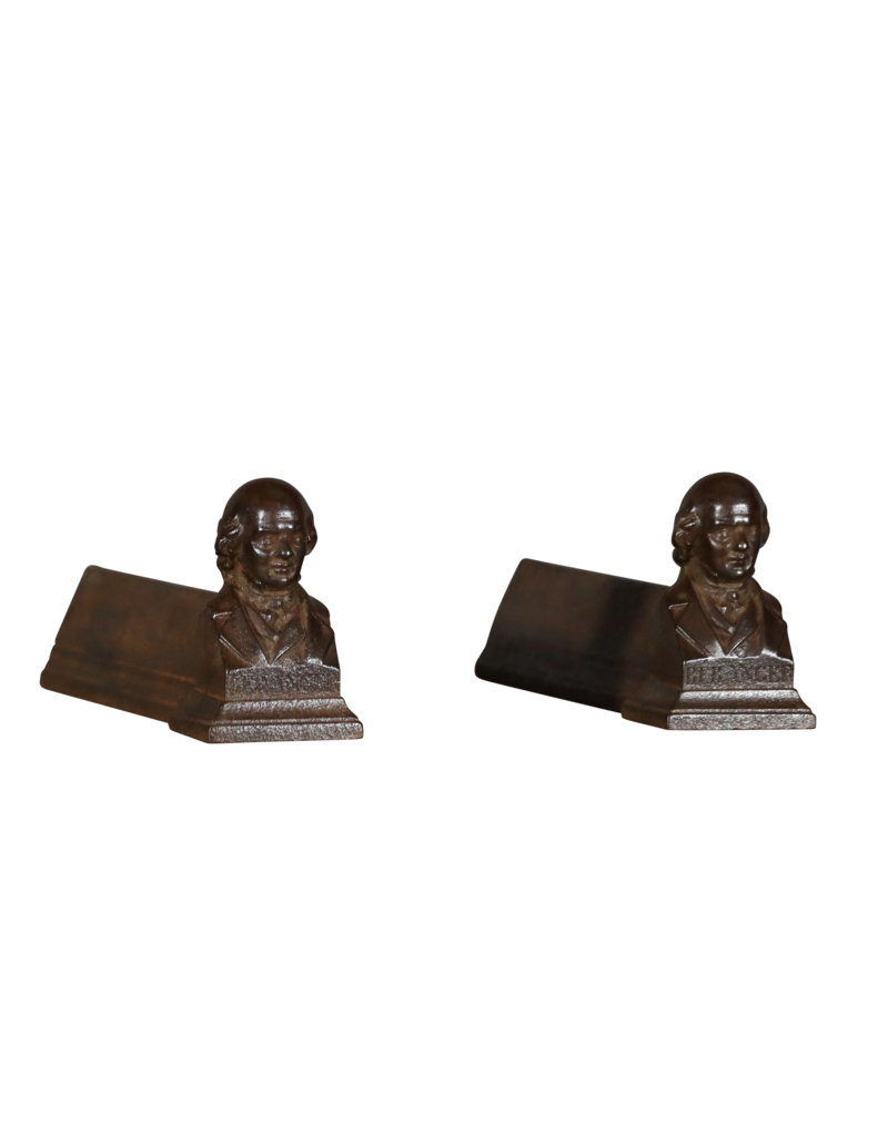 Maison Leon Van den Bogaert Signed Vintage Fireplace Accessories