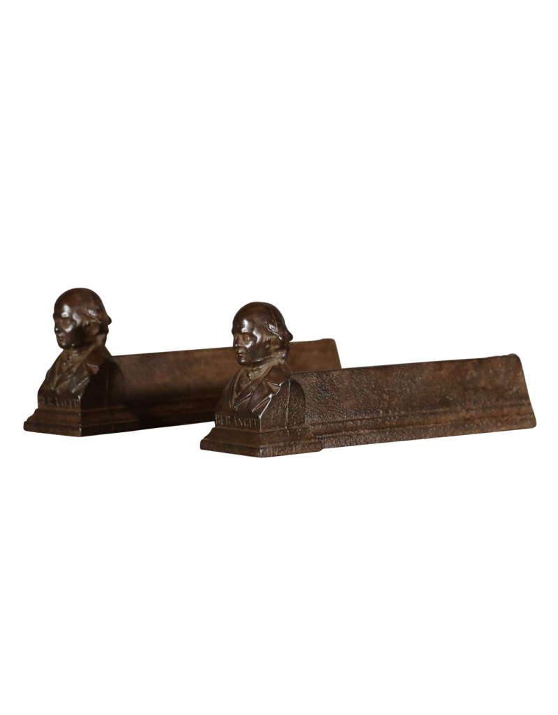Maison Leon Van den Bogaert Signed Vintage Fireplace Accessories