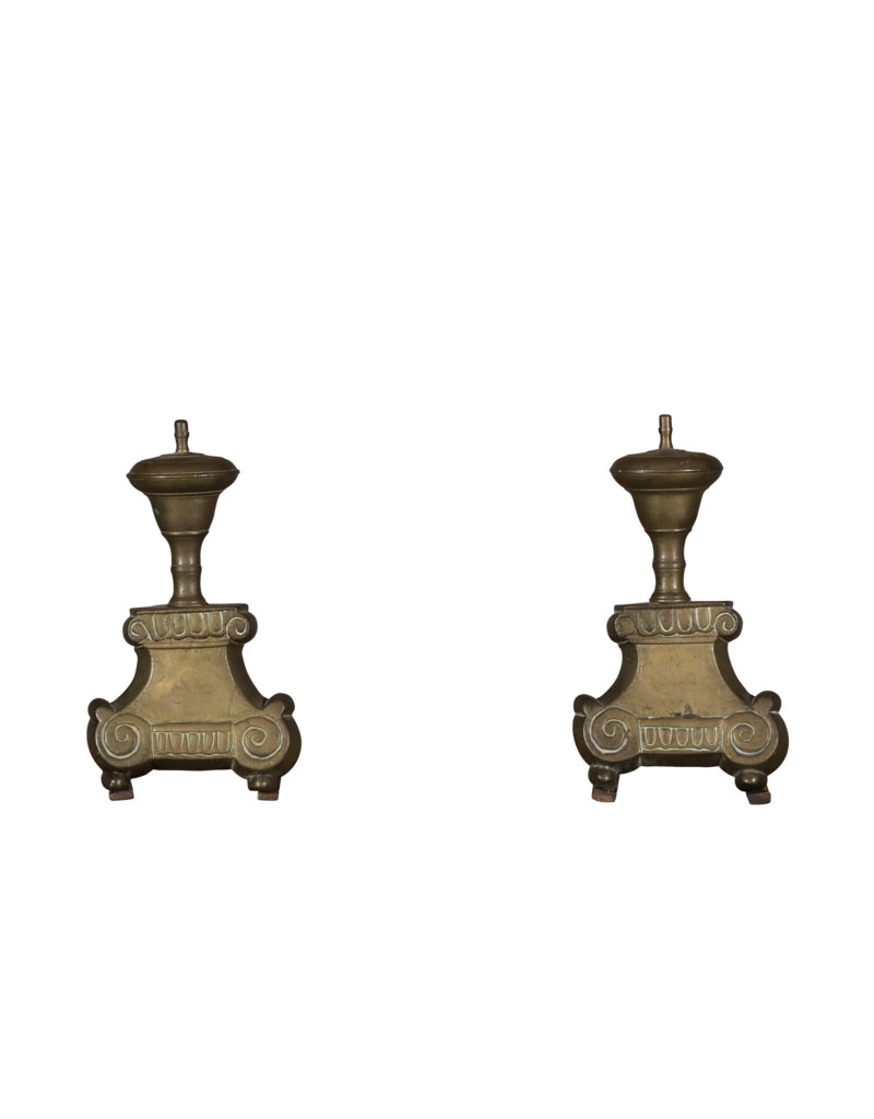 Maison Leon Van den Bogaert Objets Décoratifs Antiques En Cuivre Pour Cheminée Décorative