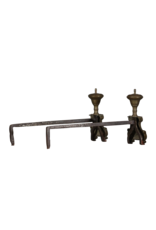 Maison Leon Van den Bogaert Decorative Antique Brass Objects For Fireplace