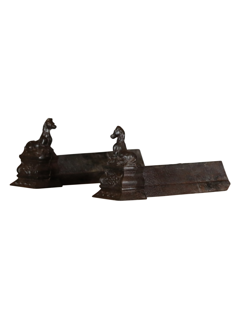Maison Leon Van den Bogaert Pareja de Potros Andiron