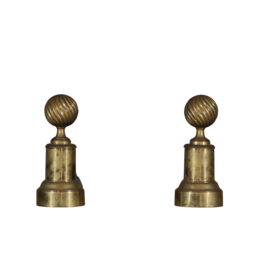 Maison Leon Van den Bogaert Original Brass Andiron
