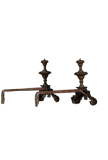 Renaiscance Period Andiron In Brass