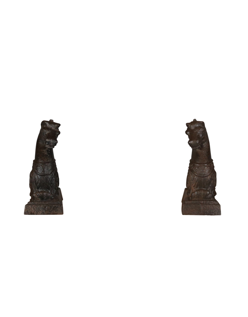 Maison Leon Van den Bogaert Römische pferde Feuerbock
