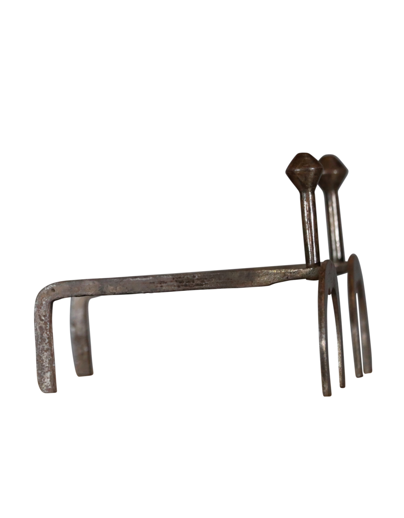 Antique Horseshoes Andiron