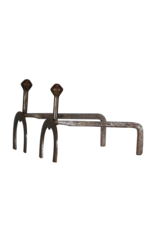 Antique Horseshoes Andiron