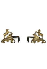 Chenêts Avec Des Chevaux