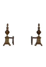 Maison Leon Van den Bogaert Eleganter Kaminbock aus Messing