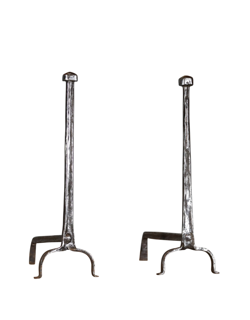 Maison Leon Van den Bogaert Massiver Feuerbock aus Schmiedeeisen