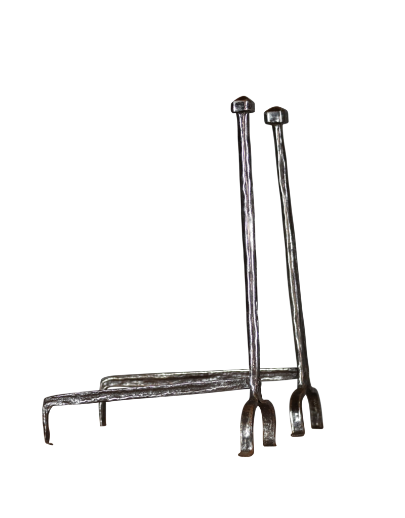 Maison Leon Van den Bogaert Massiver Feuerbock aus Schmiedeeisen