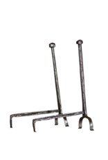 Maison Leon Van den Bogaert Massiver Feuerbock aus Schmiedeeisen