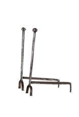 Maison Leon Van den Bogaert Massiver Feuerbock aus Schmiedeeisen