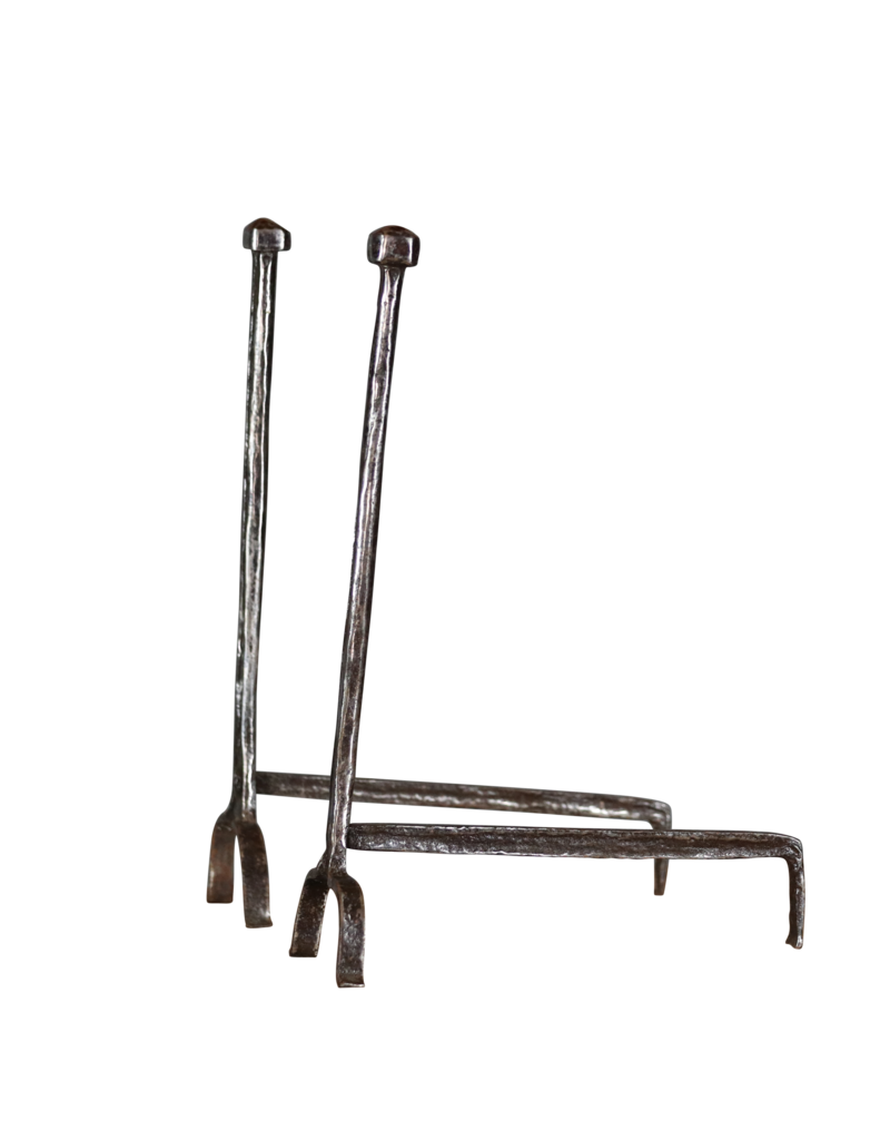 Maison Leon Van den Bogaert Massiver Feuerbock aus Schmiedeeisen