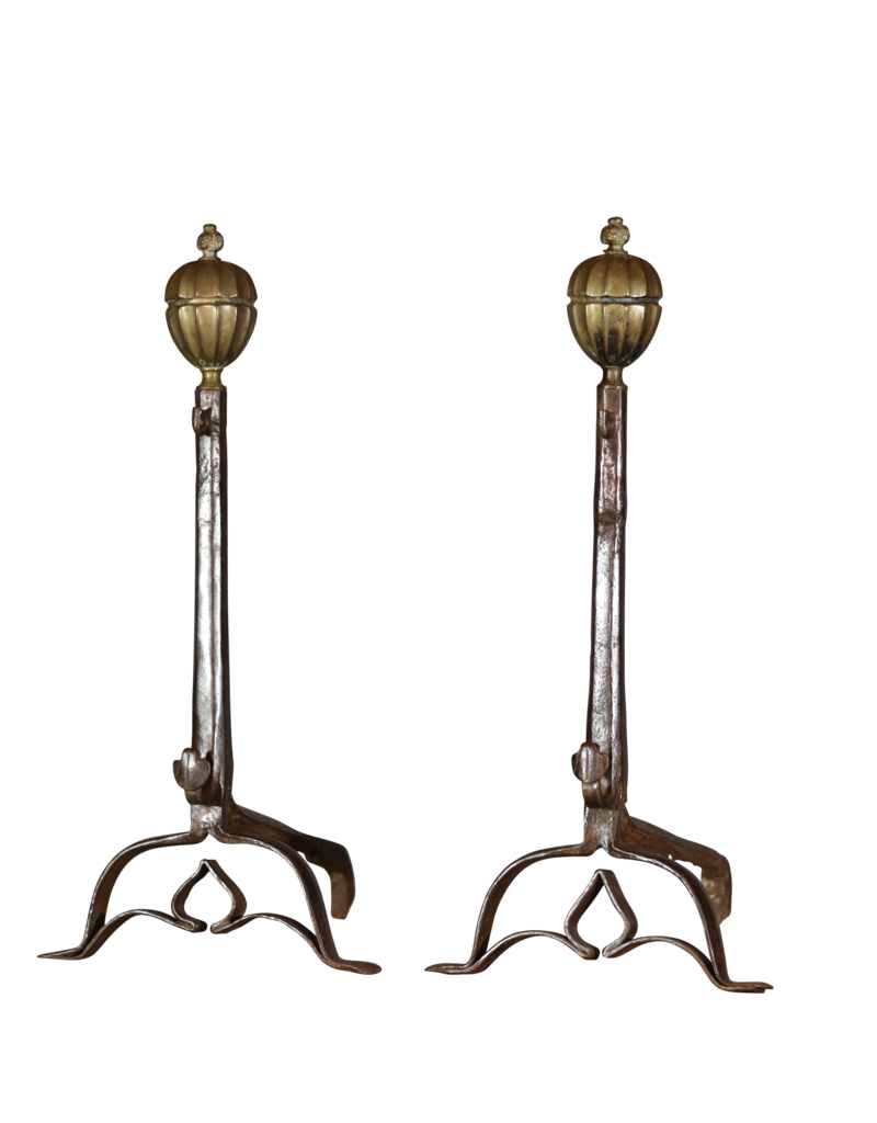 Maison Leon Van den Bogaert Período renacentista francés Andiron
