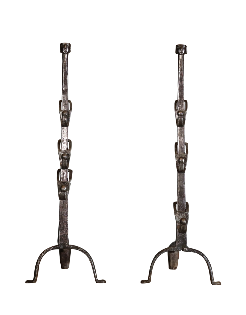 Maison Leon Van den Bogaert Venetian Antique Andiron