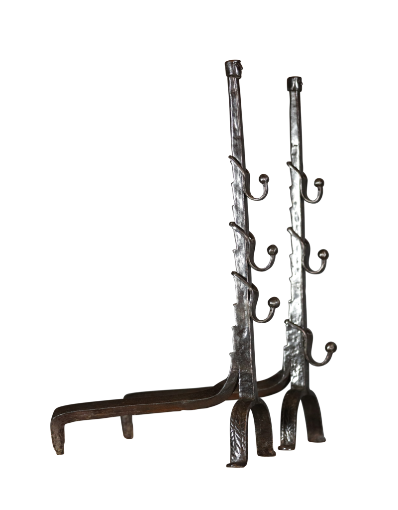 Maison Leon Van den Bogaert Venetian Antique Andiron