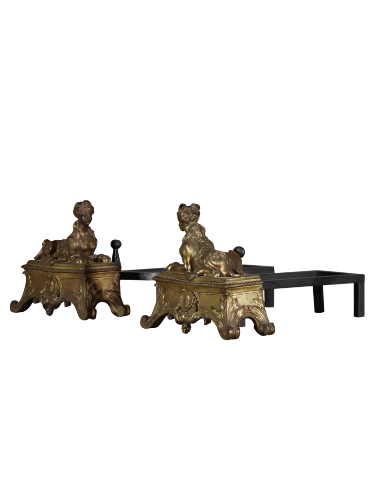 French Grand Interior Andiron