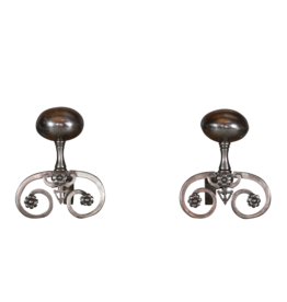 Maison Leon Van den Bogaert Renaiscance Period Andiron