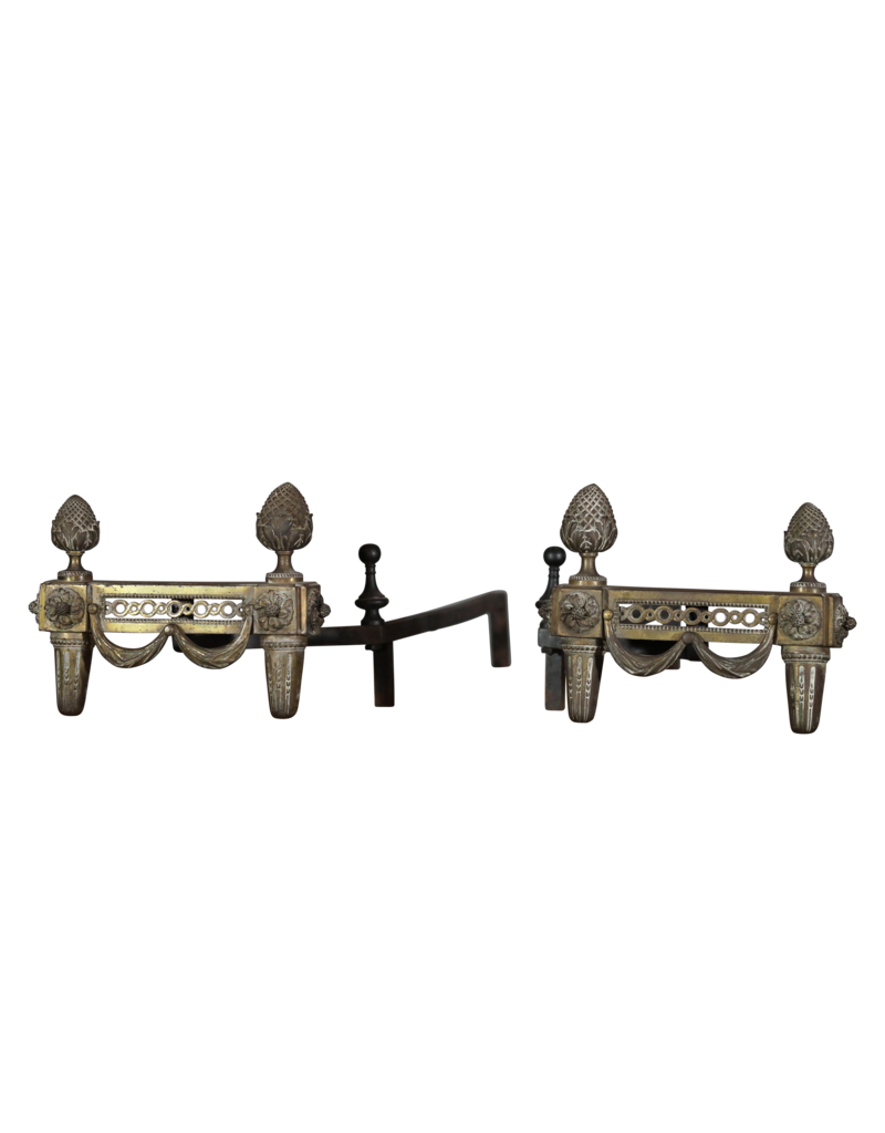 Maison Leon Van den Bogaert Brass Fireplace Objects