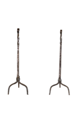 Maison Leon Van den Bogaert Chimenea Elegante Andiron En Hierro Forjado