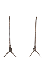Maison Leon Van den Bogaert Elegante Smeedijzeren Vuurbokken
