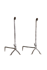 Maison Leon Van den Bogaert Elegante Smeedijzeren Vuurbokken