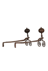 Maison Leon Van den Bogaert Brocante Pair Fireplace Accessories