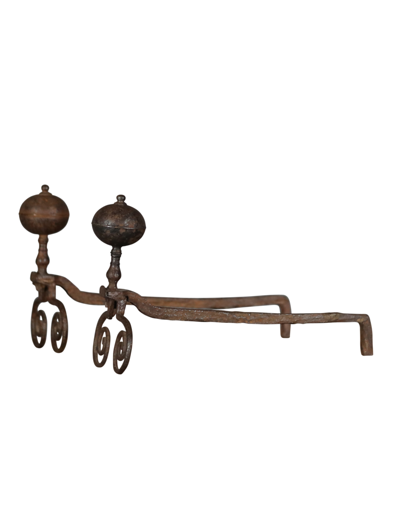 Maison Leon Van den Bogaert Brocante Paar Kaminzubehör