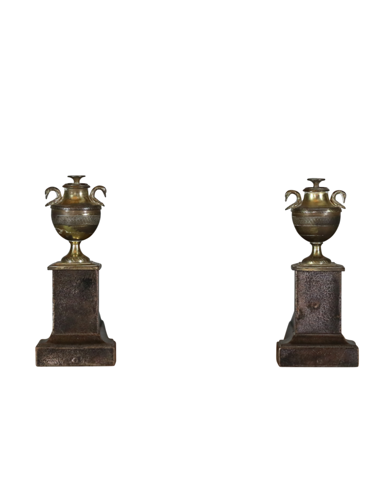 Maison Leon Van den Bogaert Kaminzubehör aus der Directoire-zeit