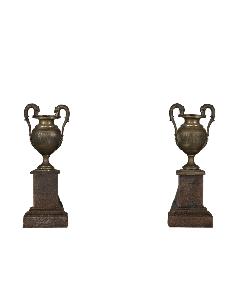 Maison Leon Van den Bogaert Geweldige vuurbokken — 30 cm hoog