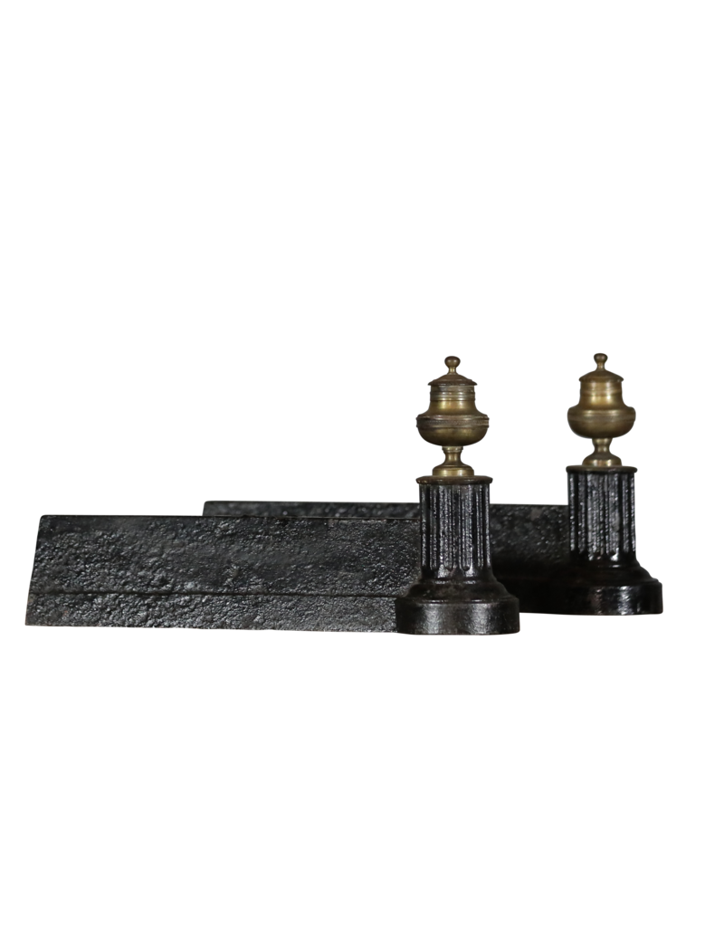 Maison Leon Van den Bogaert Objetos de decoración de chimenea sólidos del siglo XIX