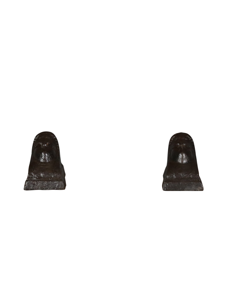 Maison Leon Van den Bogaert Mini haard ijzers — 13 cm hoog