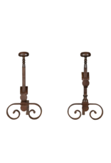 Maison Leon Van den Bogaert Moderne Vintage Paar Vuurbokken