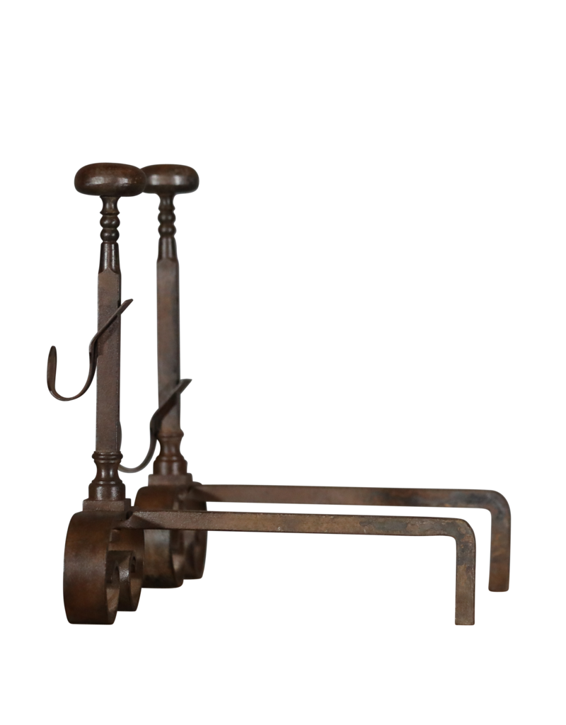 Maison Leon Van den Bogaert Modernes Vintage Paar Feuerbock