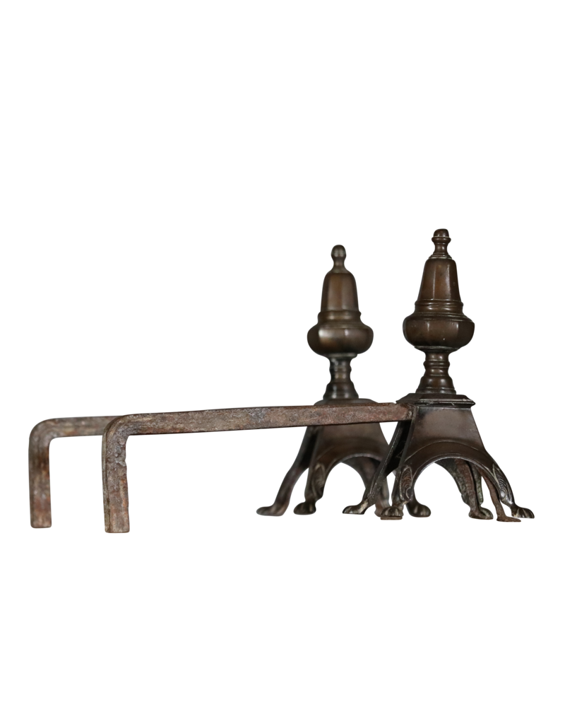Maison Leon Van den Bogaert Elegant Fireplace Andiron