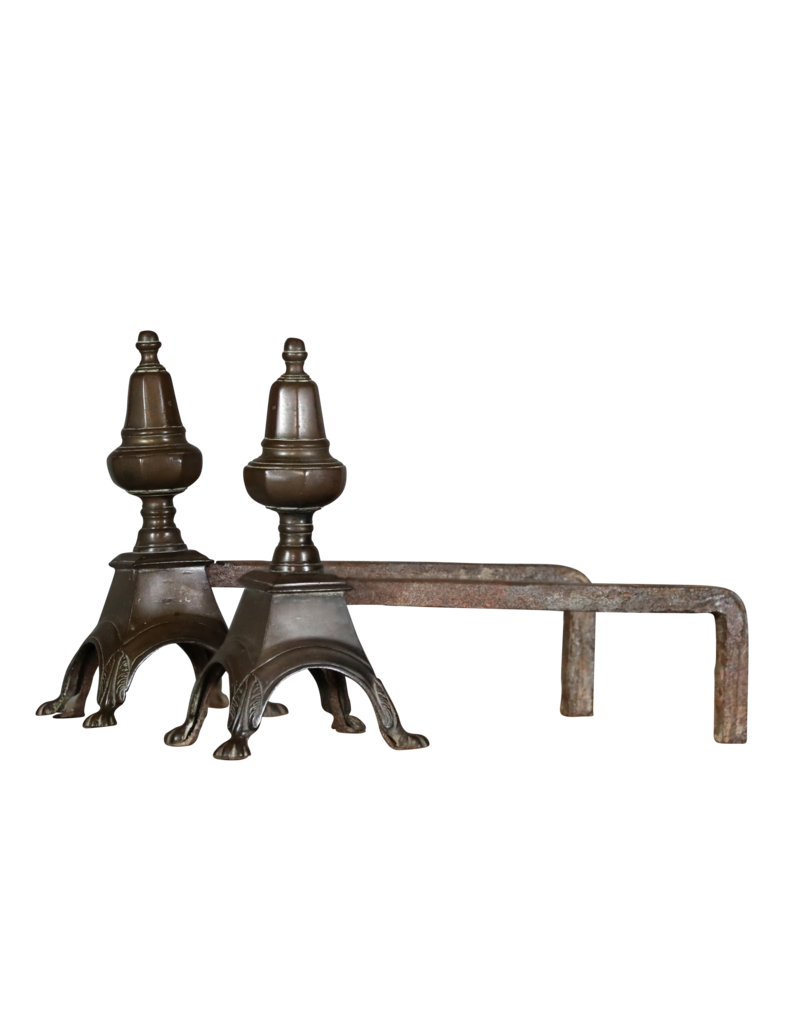 Maison Leon Van den Bogaert Elegant Fireplace Andiron